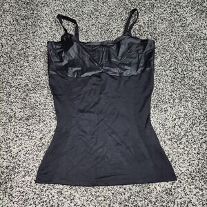 love your assets sara blakely spanx Black Cami Tank Slimming Tummy Control Sz LG
